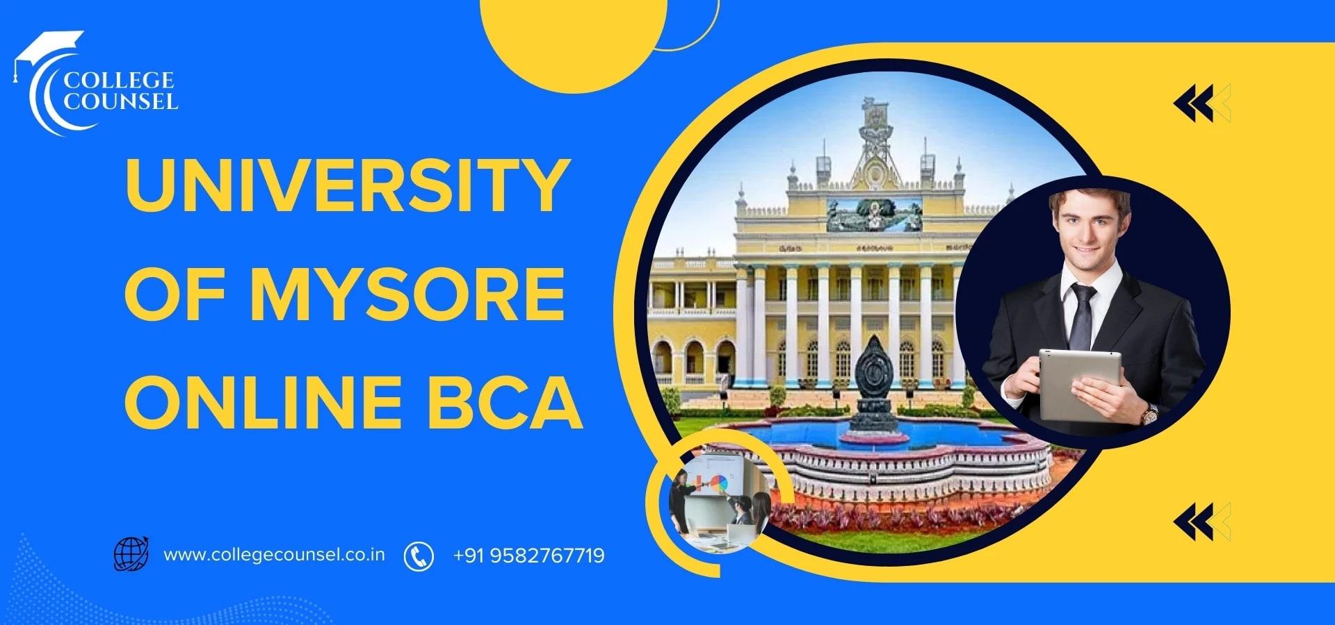 University of Mysore Online BCA image