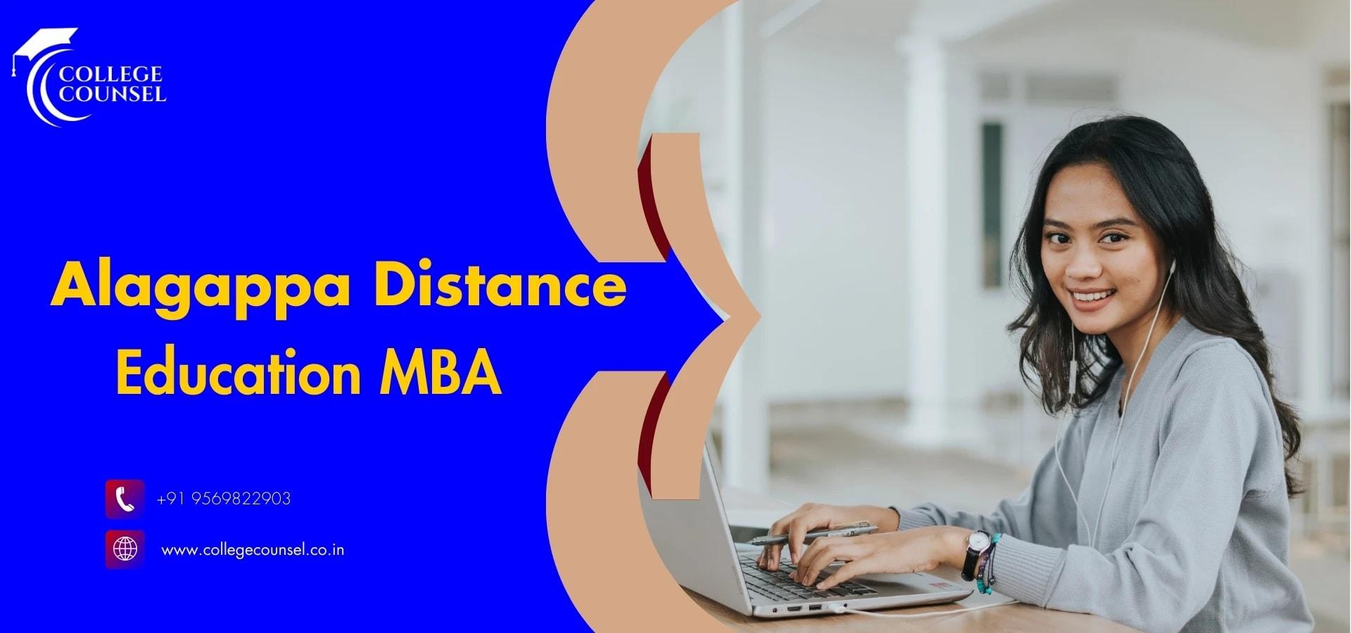 Alagappa Distance Education MBA image