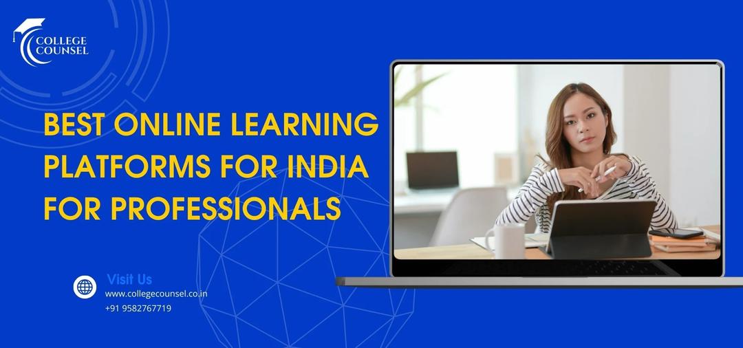 Best Online Learning Platforms in India for professionals image