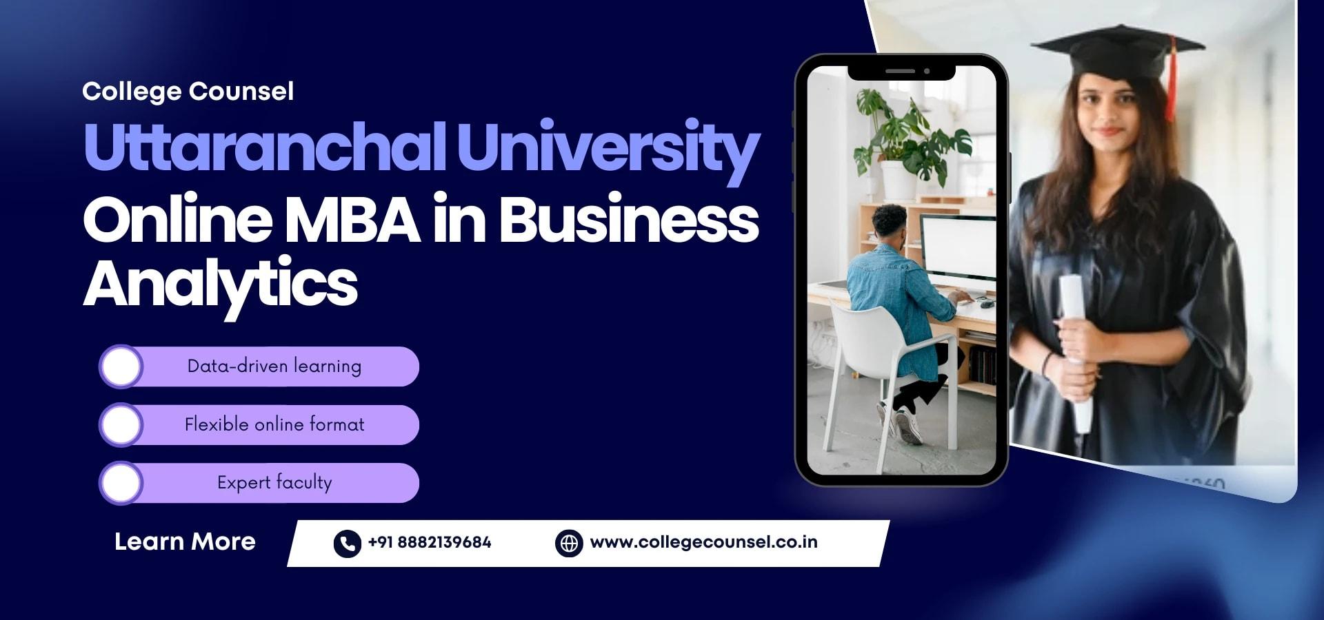 Uttaranchal University Online MBA in Business Analytics in 2025 image