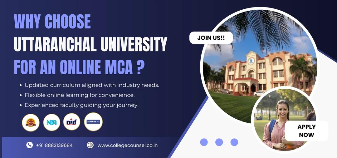 Uttaranchal University Online MCA 2025 image