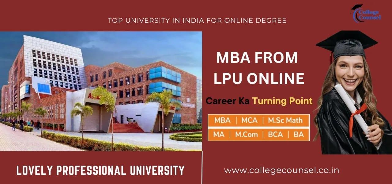 Lovely Professional University Punjab Online MBA Program image