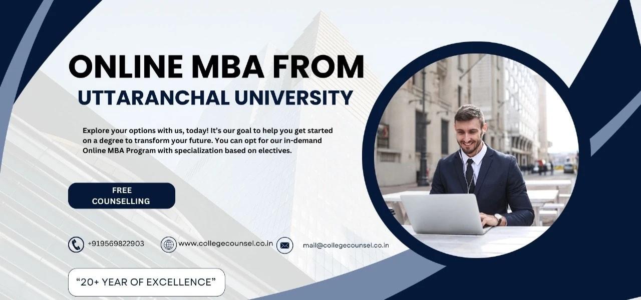 Uttaranchal University Online MBA  image